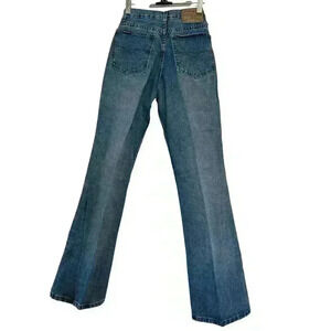 Vintage Women’s Jordache Jeans 7/8 Blue Faux Front Pockets Cotton